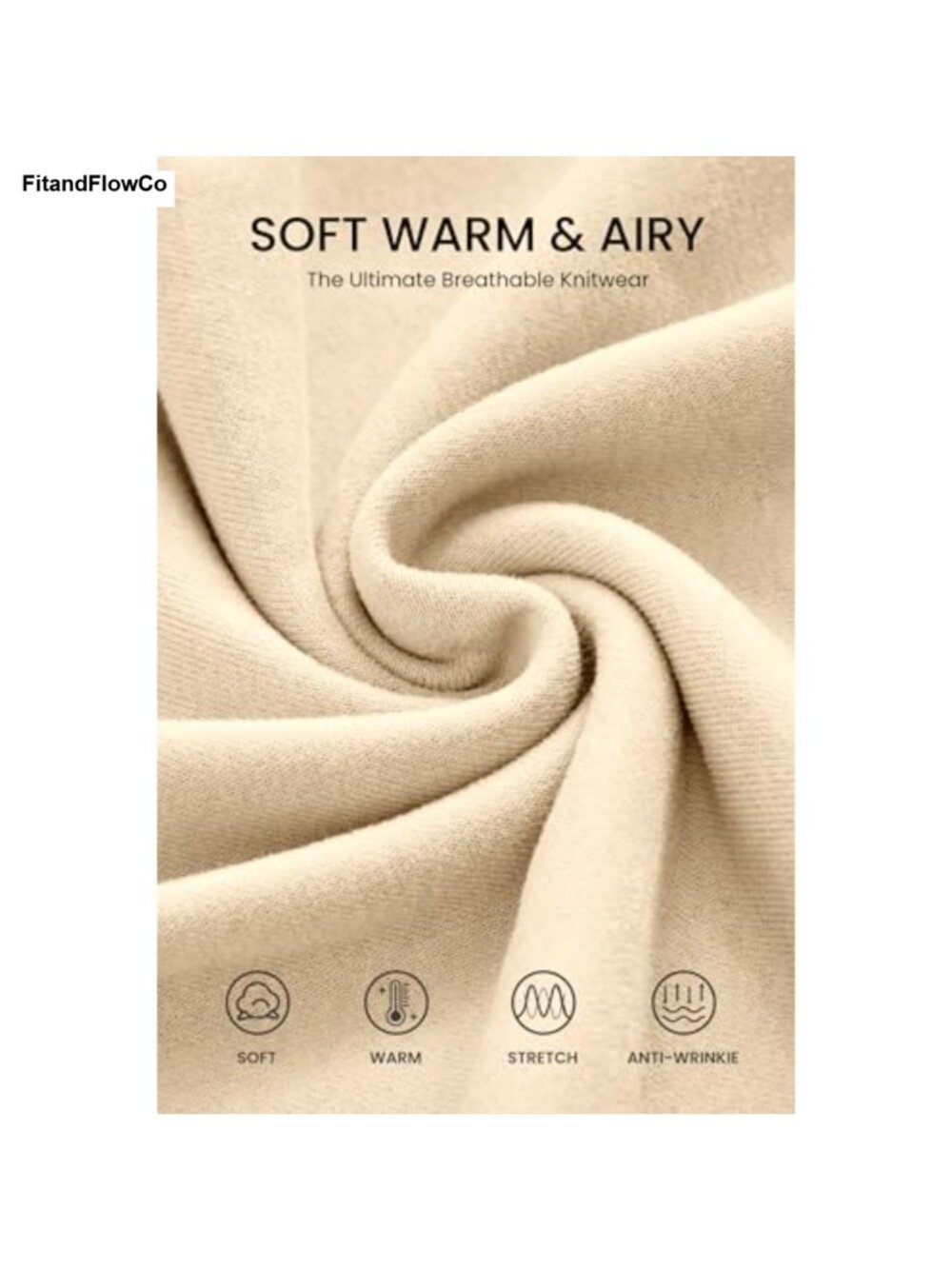 2 Piece Sweatsuit Set Hoodie Wide Leg Sweatpants Cotton Blend - Picture 5 of 6